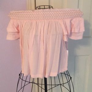 Brand new never worn Off the shoulder top